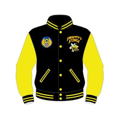 China Custom Made Winter Long Reversible Varsity Long Jackets Reversible Chenille Embroidery Baseball Letterman Jacket for sale