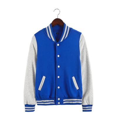 China 2021 Reversible Wholesale Slim Baseball Custom Letterman Jackets Men's Embroidered Varsity Jacket for sale