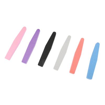 China Custom Disposable Washable EVA Eco Friendly Prismatic Colorful Manicure Nail File 80/80 100/150 On Sale for sale