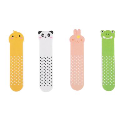 China Folder Emery Board Zebra Nails Custom Mini Manicure Washable Baby Animal Foot Files 100/180 for sale