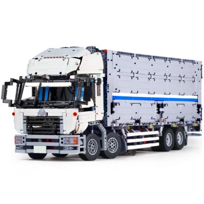 China Wing Body Container Truck High-Tech Technic Building Block Truck Technic Building Block RC/APP MOC Car DIY Model Building Block Toy For Kids for sale