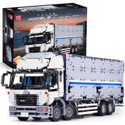 China Toy App Version RC Electronic DIY Technic Wing Body Truck Container Model Engineering Building Block Sets for sale