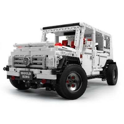 China Building Toy Ben G500 Super-luxury Car Vehicle Model SUV Off-Road Double Door DIY Assemble Building Block Sets Toy for sale