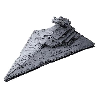 China DIY Building Brick Set Big Star Imperial Destroyer Spaceship Model DIY Assemble Brick Warship Technic Building Blocks Set for sale