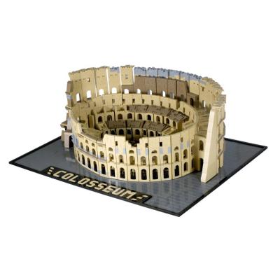 China Toy Street View MOC Roman Colosseum Building Model Kids Creative World Famous Architecture Building Blocks DIY Toy for sale