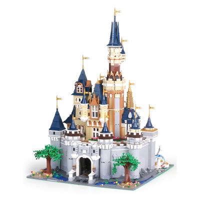 China Classic DIY Creator Toy Disneys Cinderellaa Dream Paradise Kid's Princess Castle Building Blocks Building Blocks Model Set for sale