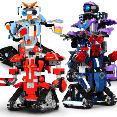 China Educational Building Toy Plastic APP RC Technic Bricks Set For Kids DIY Robot STEM Building Block Toys for sale