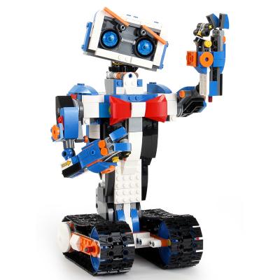 China AIMUBOT DIY Robot STEM Series APP Program Robot Child Brain Toy MOC Building Block Eco-friendly Material Educational Set for sale