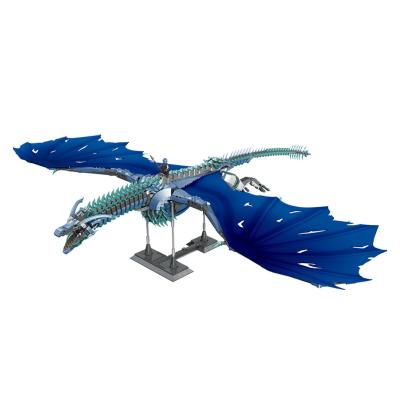 China Educational Toy Building Blocks Boy Gift MOC Set of Toy Ice Dragon Model Movie Building Series Modular Brick Children for sale