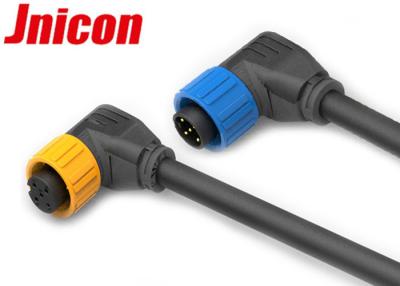 China Conector hembra-varón impermeable de ángulo recto, conector de batería de la prenda impermeable de 5 Pin en venta