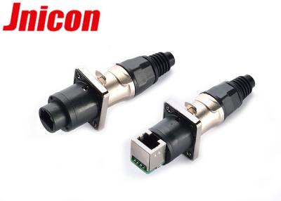 China IP65 IP44 RJ45 Waterproof Connector For Outdoor LED Display Signal Connection for sale