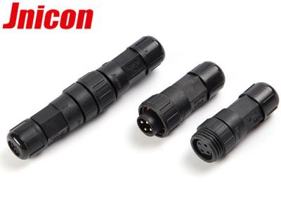 China 4 Poles Waterproof Male Female Connector , Plastic Circular Plastic Connectors for sale