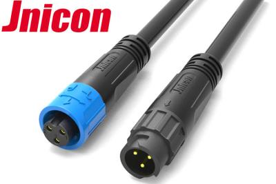 China Bayonet 3 Pin Waterproof Cable Connector , Male Female Watertight Cable Connector for sale