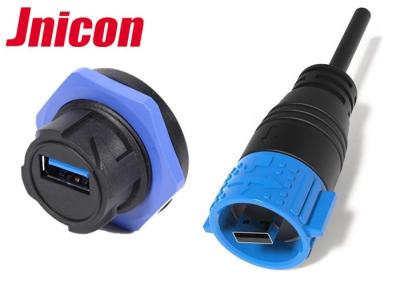 China IP67 Waterproof o conector de USB, o poder à prova d'água do conector de USB e o carregamento dos dados à venda