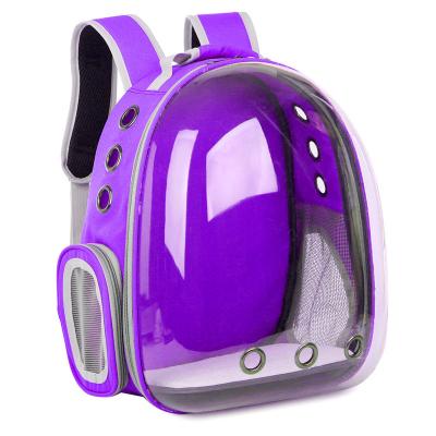 China Viable Expandable Transparent Cat Capsule Space Bubble Carrier Backpack Pet Travel Carrier Bag for sale