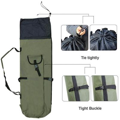 China Large Capacity Camouflage Fishing Tackle Rod Organizer Bag Eco-friendly Multifunctional Fishing Tackle Bag for sale