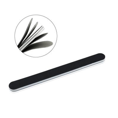 China Finger Care Private Label Logo Black Salon Disposable Removable 80/80 Replacement 100/100 100/180 120/120 180/240 Grit Buffer Nail Files for sale