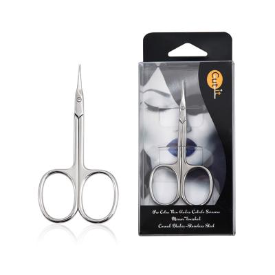 China Sharp Blades Wholesale Professional Multi Purpose Curved Sharp Stainless Steel Beauty Manicure Cuticle Nail Scissors for sale