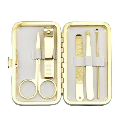 China Universal Professional Cuticle Pusher Nail Care Tools Manicure Pedicure Set for sale