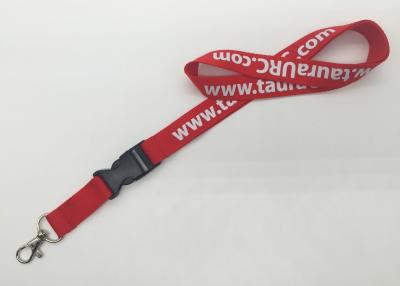 China Popular custom silk-screen  polyester lanyard  printed key lanyards for sale