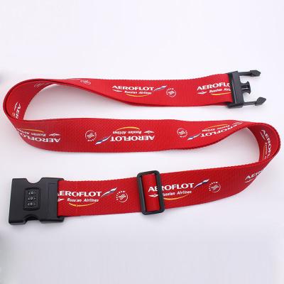 China Correas personalizadas sublimación roja del equipaje del poliéster con los diversos accesorios en venta