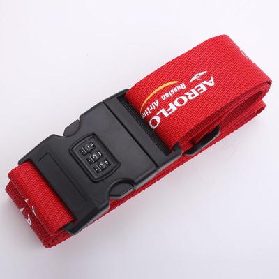 China Personalised Luggage Straps Lockable Suitcase Straps For Airport Travel for sale