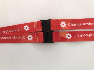 China 2.0cm Width Custom Polyester Lanyards / ID Card Holder Lanyard For Trade Show , Free Sample for sale