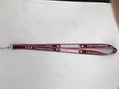 China Wholesale sublimation polyester lanyard printed lanyard with custom logo for sale