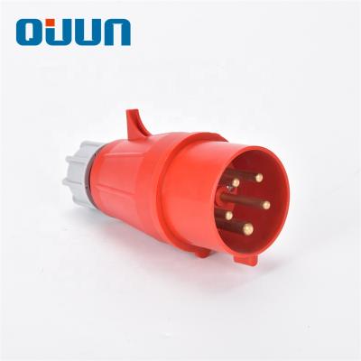 China New Design 380V 5pin16A Industrial Male Plugs for sale