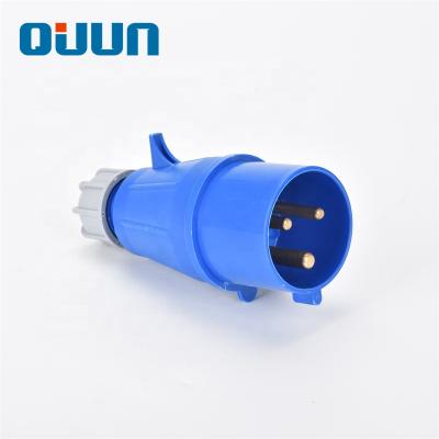 China IP44 New Industrial Style 3 Poles 16A Industrial Socket for sale