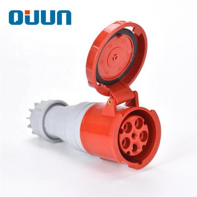 China Industrial Red Body 380V Outdoor Electrical Connectors for sale