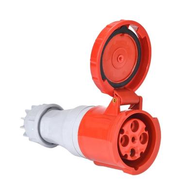 China Industrial PP Materials 380V 4 Pole 125A Female Connector for sale