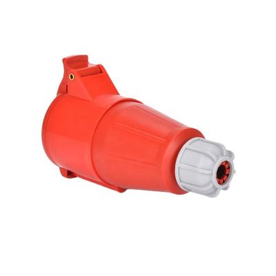 China CE CCC Industrial Connector 32A Pin Plug And Socket Connector IP44 5 Pin 380v Female Industrial Socket for sale