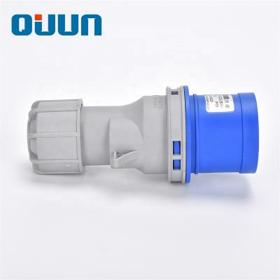 China CE IP55 3P 32A 240V Single Phase Industrial Plug And Socket for sale