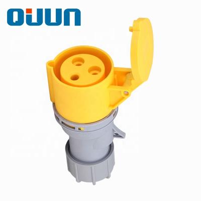 China IP55 110V 32A 2p+e industrial high quality marine electrical outlet for sale