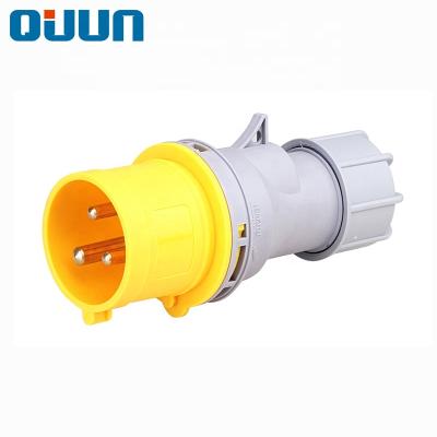 China High quality16amp 3Pin 110v Industrial PA66 Industrial Plugs for sale