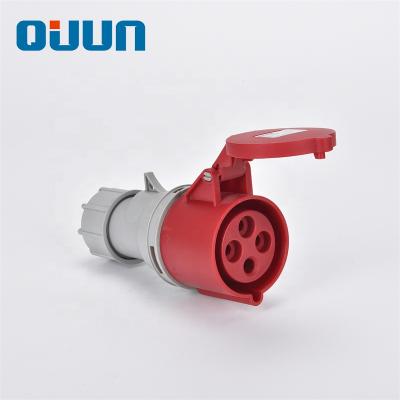 China Industrial Socket Factory IP55 4P 16A 380V Industrial Coupler For Industrical Power for sale