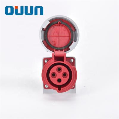 China High Quality Industrial PA66 16A 4P Industrial Sockets for sale