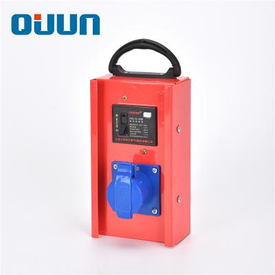 China CE industrial standard iron industrial socket box with MCB for sale