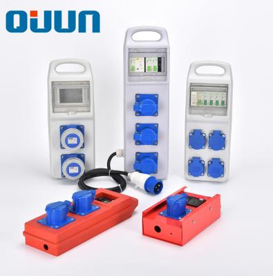 China OEM Industrial Custom Porcelain Portable Easy To Carry Industrial Power Distribution Box Socket Box for sale