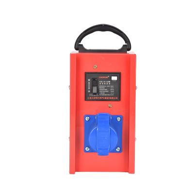 China 2021 Future Industrial Red Iron 16a CE Standard Fashionable Industrial Power Distribution Box With Switch And Socket for sale