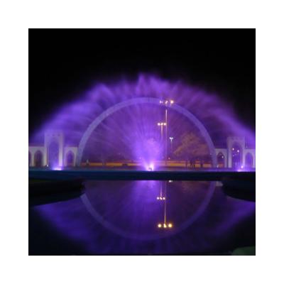 China Modern professional fashion laser water curtain movie fountain for activity park for sale