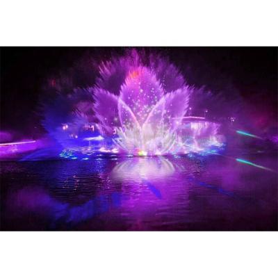 China Modern Amazing Projection Water Screen 3d Hologram Outdoor Advertising With Laser Show Fountain for sale