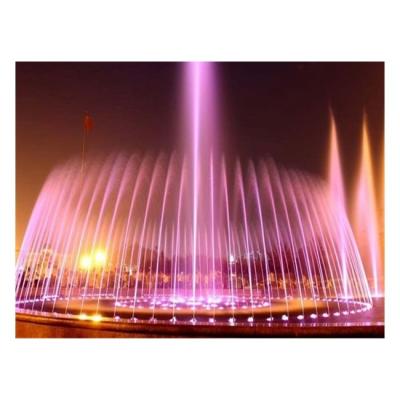 China Various Outdoor Modern Special Design Programmed Control Wonderful Shape Pond PLC Water Fountain for sale