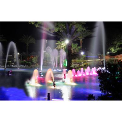 China Outdoor Indoor Small Land Swimming Pool Decorative Dancing Fountain Garden Musical Water Fountain with RGB Lights for sale