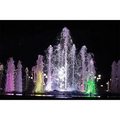 China Outdoor Small Dancing Water Pump Fountains Music Dancing Fountain with Colorful RGB Lights for Garden Decoration for sale