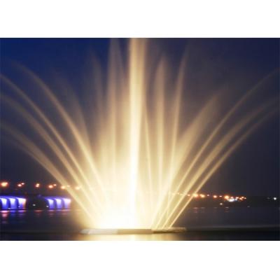 China DIA=2M Floating Lake Water Small Dancing Fountain with Colorful Lights for Outdoor Decoration for sale