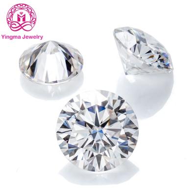 China Large melee 1CT 2ct 3ct 4 carat sizes wholesales sparkle stones gemstone DEF round white color moissanite loose diamond moissanite for sale