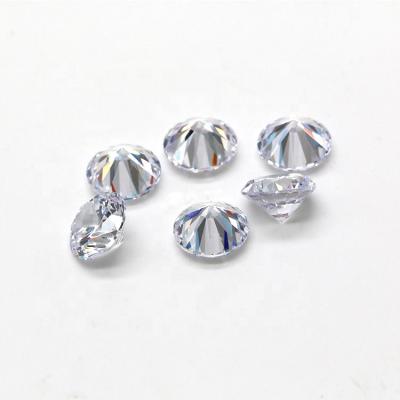 China Sparkle High Quality White Round Brilliant Cut 6.5mm 1 Carat Loose Moissanite for sale