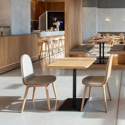 China New Modern Restaurant Furniture Designs Wooden Restaurant Table And Chairs For Sale for sale